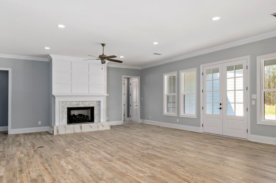 Interior - Family Room for Farmhouse House Plan #63-430 - 4 bed, 4.5 bath