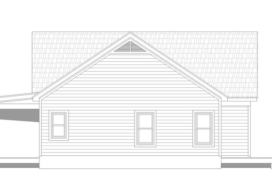 Exterior - Other Elevation for Country House Plan #932-170 - 2 bed, 2 bath