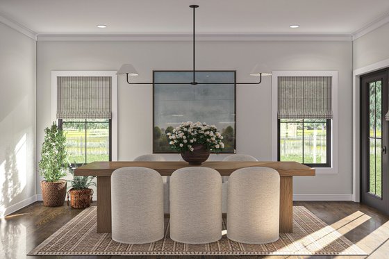 Interior - Dining Room for Modern House Plan #455-448 - 2 bed, 2 bath