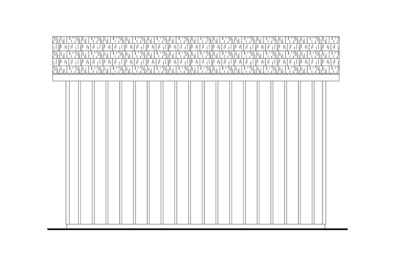 Architectural House Design - Exterior - Other Elevation for Farmhouse House Plan #124-1413, 0 bath