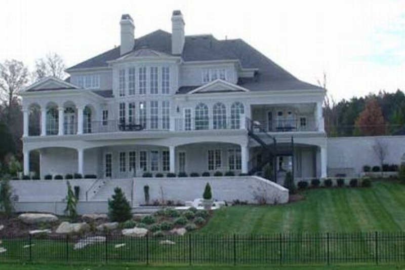 Dream House Plan - Exterior - Rear Elevation for Classical House Plan #119-180 - 5 bed, 6.5 bath