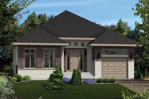 Contemporary Exterior - Front Elevation Plan #25-4277