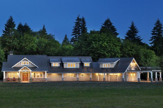 Craftsman style home, Country Home Design elevation