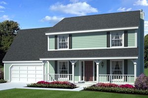 Traditional Exterior - Front Elevation Plan #312-526