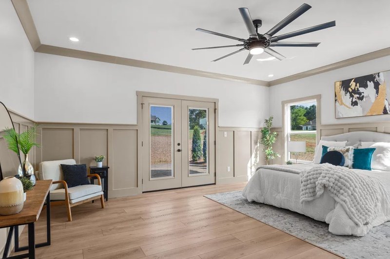 Dream House Plan - Interior - Master Bedroom for Traditional House Plan #123-123 - 4 bed, 3.5 bath
