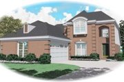 European Style House Plan - 4 Beds 3 Baths 2441 Sq/Ft Plan #81-837 