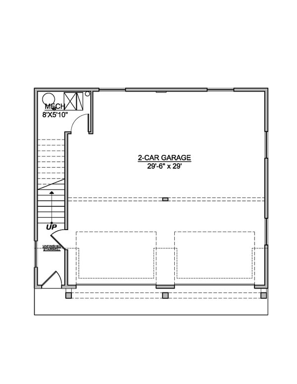 House Blueprint - Farmhouse Floor Plan - Main Floor Plan #1073-43