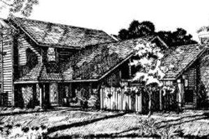 Traditional Exterior - Front Elevation Plan #310-107