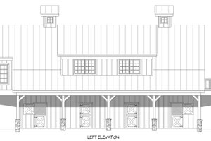 Exterior - Other Elevation for Country House Plan #932-766 - 3 bed, 3 bath