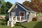 Cottage Style House Plan - 2 Beds 1 Baths 912 Sq/Ft Plan #79-111 Exterior 