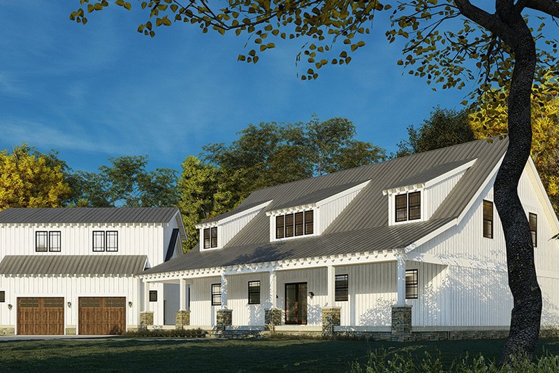 Architectural House Design - Exterior - Other Elevation 1 for Country House Plan #923-200 - 5 bed, 4 bath