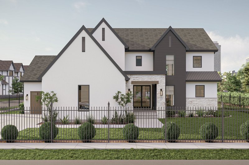 Cottage Style House Plan - 5 Beds 3.5 Baths 2891 Sq/Ft Plan #455-408