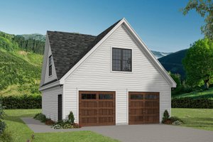 Home Plan - Country Exterior - Front Elevation Plan #932-1393