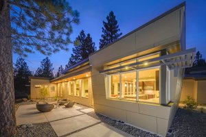 Architectural House Design - Modern Exterior - Front Elevation Plan #892-8