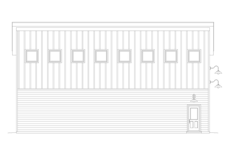 Architectural House Design - Exterior - Other Elevation for Contemporary House Plan #932-72, 0 bath