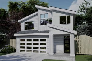 Craftsman Exterior - Front Elevation Plan #53-713