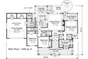 Craftsman Style House Plan - 3 Beds 2.5 Baths 1999 Sq/Ft Plan #51-550 