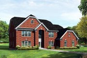 Colonial Style House Plan - 6 Beds 4.5 Baths 4269 Sq/Ft Plan #57-292 