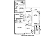 European Style House Plan - 3 Beds 3 Baths 2287 Sq/Ft Plan #81-1155 
