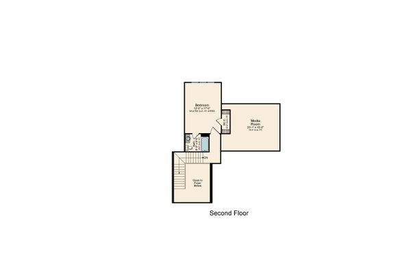 Architectural House Design - European Floor Plan - Upper Floor Plan #1081-7