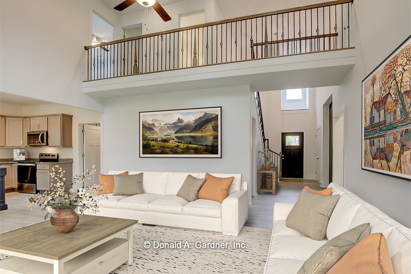 Home Plan - Interior - Family Room 2 for Country House Plan #929-52 - 3 bed, 2.5 bath