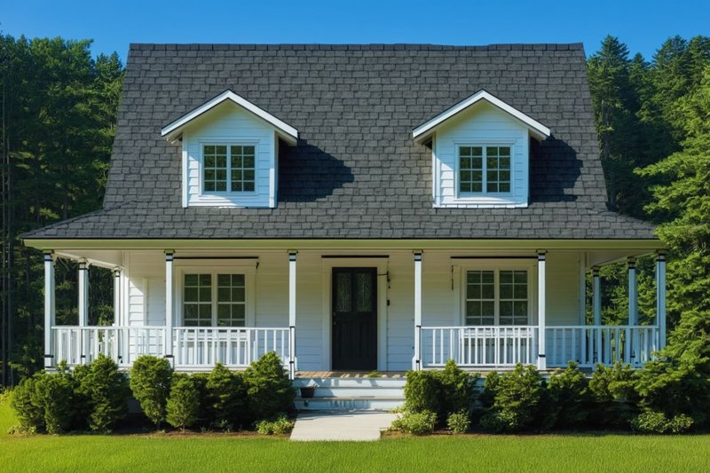 Home Plan - Farmhouse Exterior - Front Elevation Plan #3-154