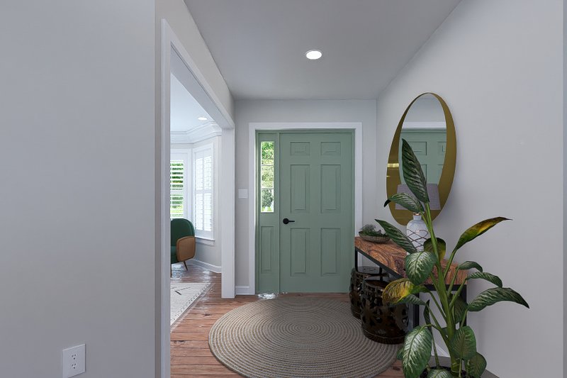 House Design - Interior - Entry for Ranch House Plan #1060-222 - 3 bed, 2.5 bath