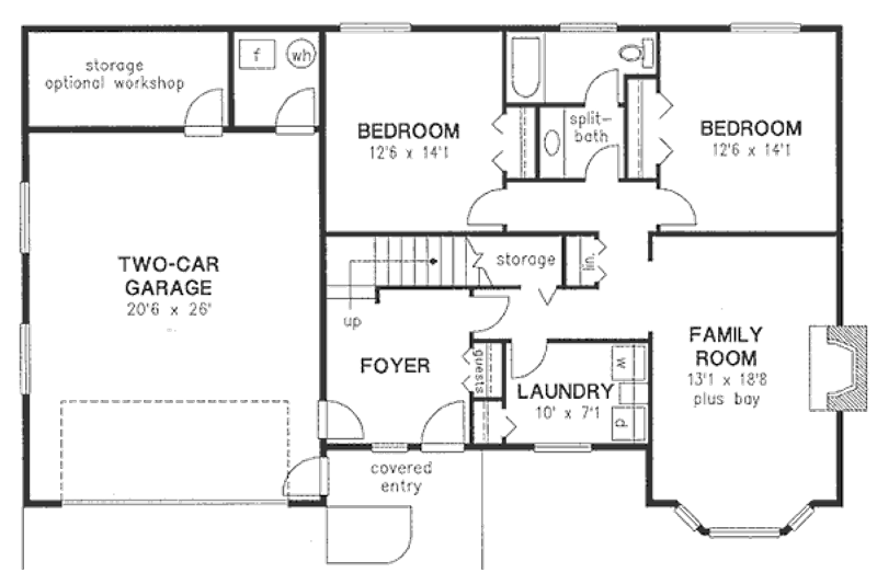 House Plan Design - Floor Plan - Lower Floor for Traditional House Plan #18-8958 - 5 bed, 3 bath