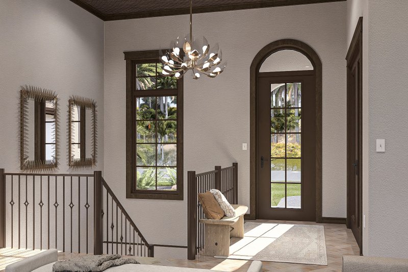 House Design - Interior - Entry for Mediterranean House Plan #455-389 - 2 bed, 2 bath