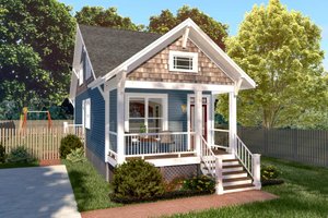 Bungalow Exterior - Front Elevation Plan #79-312