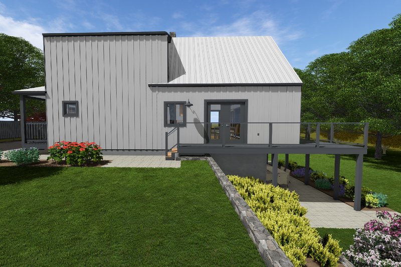 Home Plan - Exterior - Other Elevation for Contemporary House Plan #126-292 - 2 bed, 2 bath