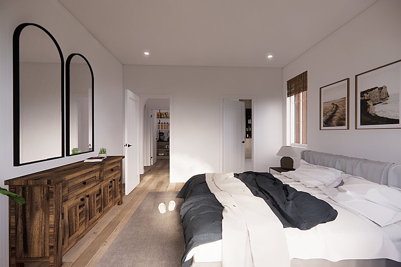 Home Plan - Interior - Bedroom for European House Plan #23-2794 - 4 bed, 2.5 bath