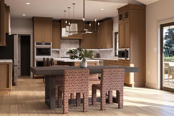 Interior - Dining Room for Traditional House Plan #455-349 - 4 bed, 3 bath