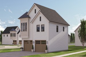 Exterior - Other Elevation 5 for Cottage House Plan #455-550 - 1 bed, 1 bath