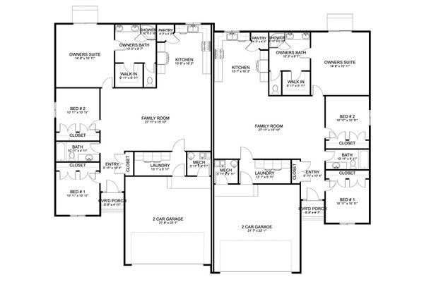 Traditional Floor Plan - Main Floor Plan #1060-316