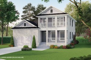 House Blueprint - Traditional Exterior - Front Elevation Plan #930-498