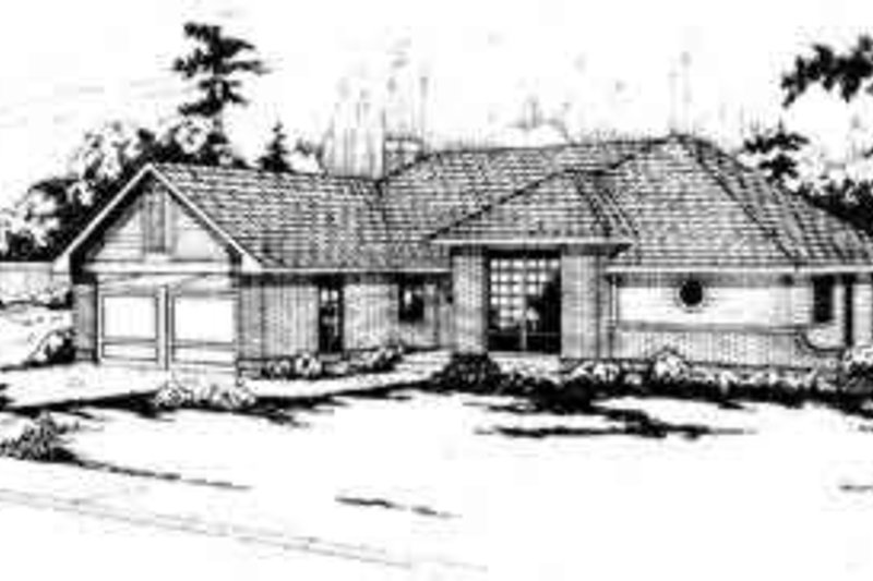 Dream House Plan - Traditional Exterior - Front Elevation Plan #124-137