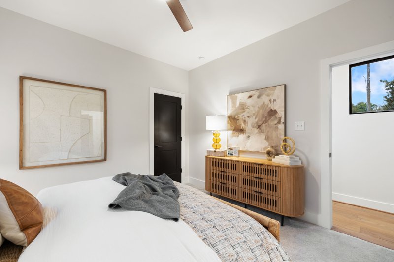 House Blueprint - Interior - Bedroom 1 for Modern House Plan #1080-28 - 3 bed, 2.5 bath