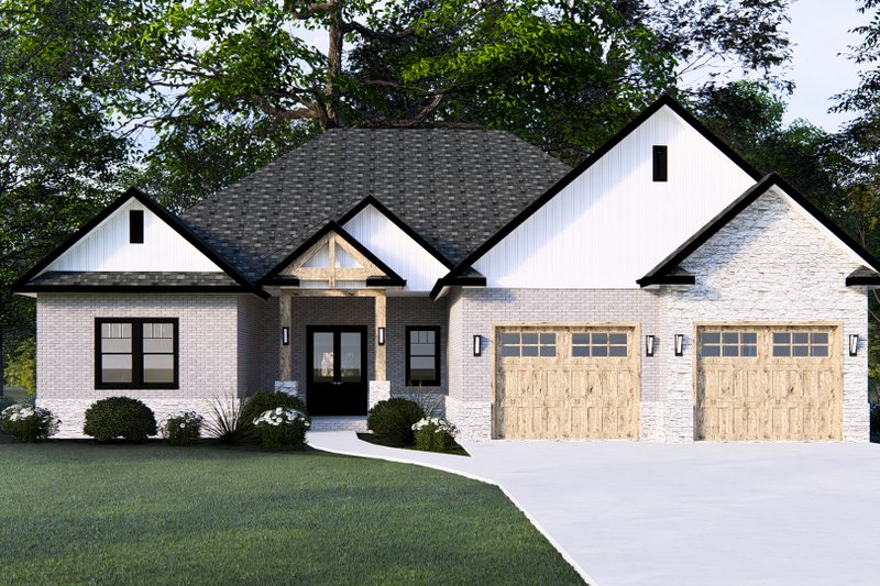 House Blueprint - Photo 14 for Farmhouse House Plan #1109-13 - 5 bed, 3.5 bath