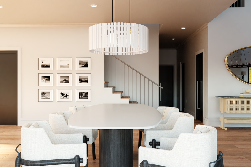 Dream House Plan - Interior - Dining Room 1 for Barndominium House Plan #1064-303 - 4 bed, 3.5 bath