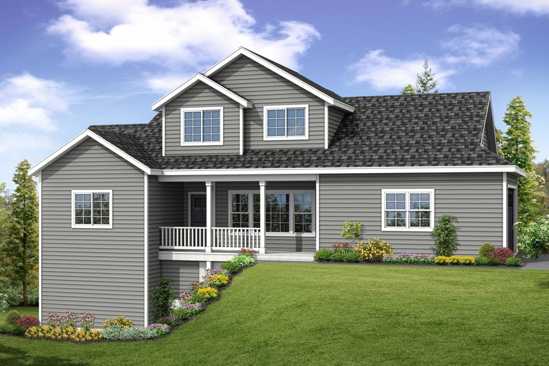 Home Plan - Country Exterior - Front Elevation Plan #124-1060