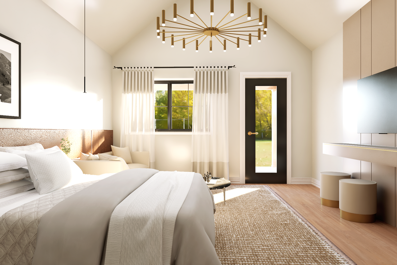 House Plan Design - Interior - Master Bedroom 1 for Barndominium House Plan #1064-430 - 3 bed, 2.5 bath