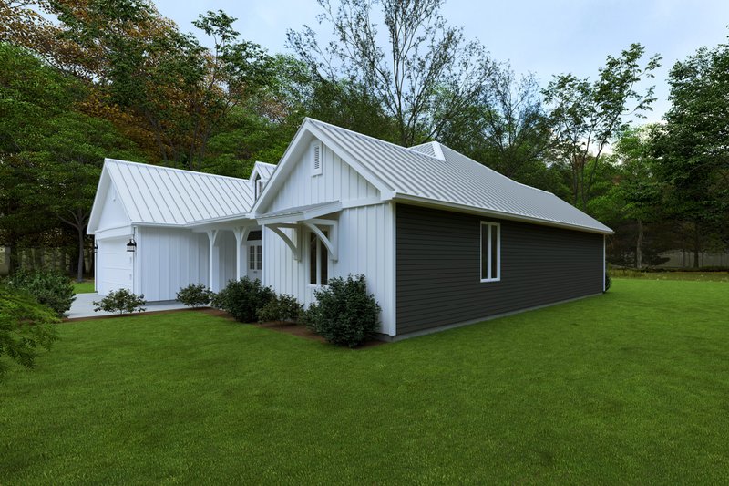 House Design - Exterior - Front Elevation 4 for Farmhouse House Plan #1111-4 - 3 bed, 2.5 bath