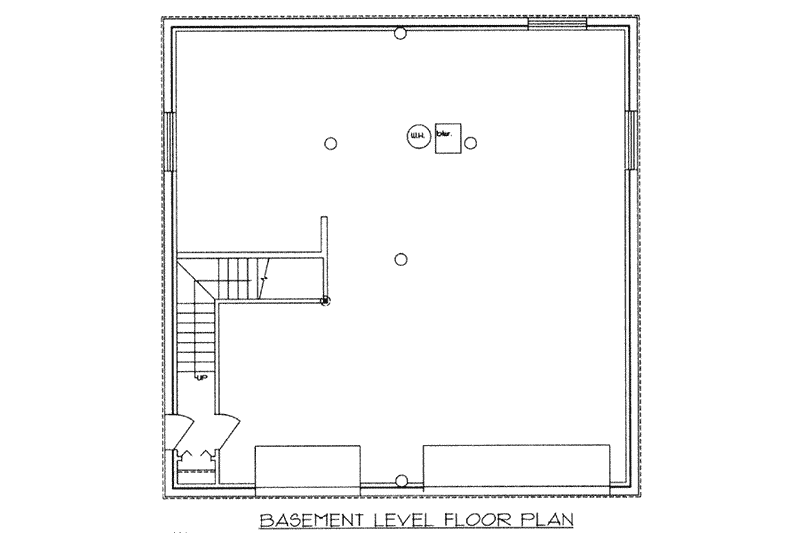 Home Plan - Floor Plan - Lower Floor for Log House Plan #117-475 - 3 bed, 3.5 bath