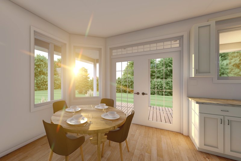Home Plan - Interior - Dining Room for Country House Plan #126-130 - 3 bed, 2 bath