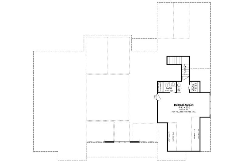 Architectural House Design - Floor Plan - Upper Floor for Farmhouse House Plan #430-397 - 4 bed, 3.5 bath