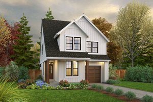 Architectural House Design - Farmhouse Exterior - Front Elevation Plan #48-1043