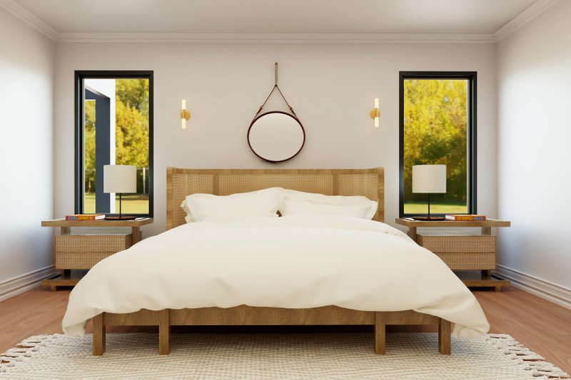 Architectural House Design - Interior - Master Bedroom 1 for Country House Plan #1064-237 - 4 bed, 3 bath