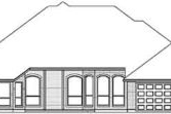 Exterior - Rear Elevation for Traditional House Plan #84-183 - 4 bed, 3 bath