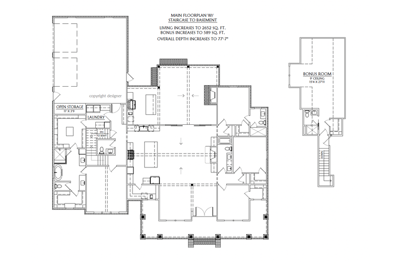 House Blueprint - Optional Basement Level
